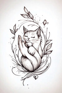 reptiles – tattoo design ideas free ai generated – neotraditional-dynamic-composition – for-ribs – Gallery: news-inkby-ai