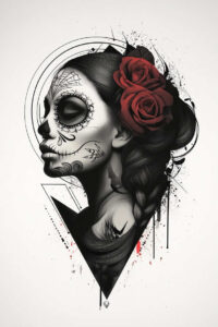 revolution – tattoo design ideas free ai generated – realism-reflective-light – for-back – Gallery: news-inkby-ai