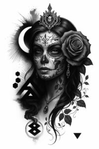 style-change – tattoo design ideas free ai generated – neotraditional-vivid-detail – for-lower-back – Gallery: news-inkby-ai