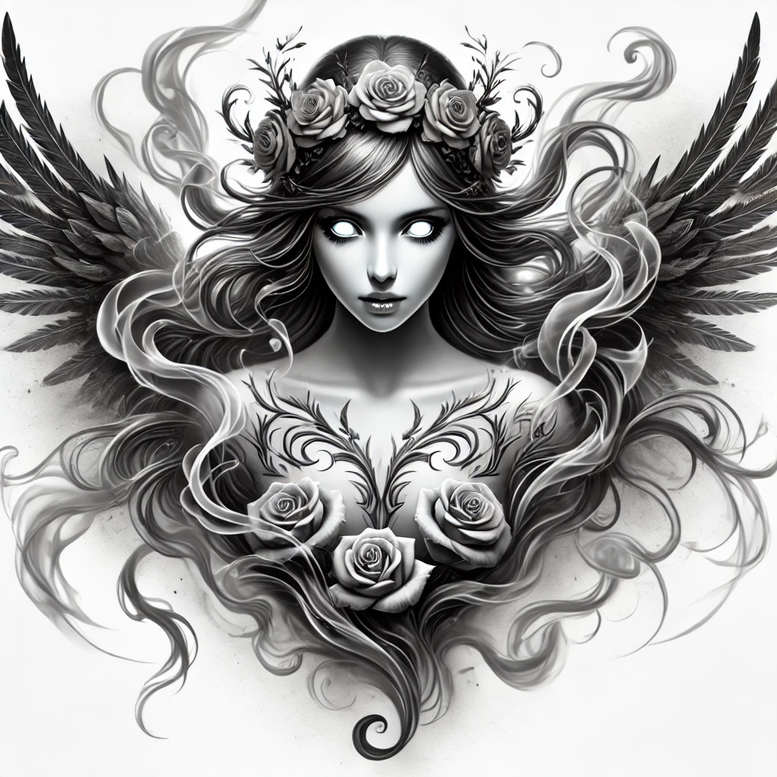 news tattoo design ideas artistic contrast abstract for triceps