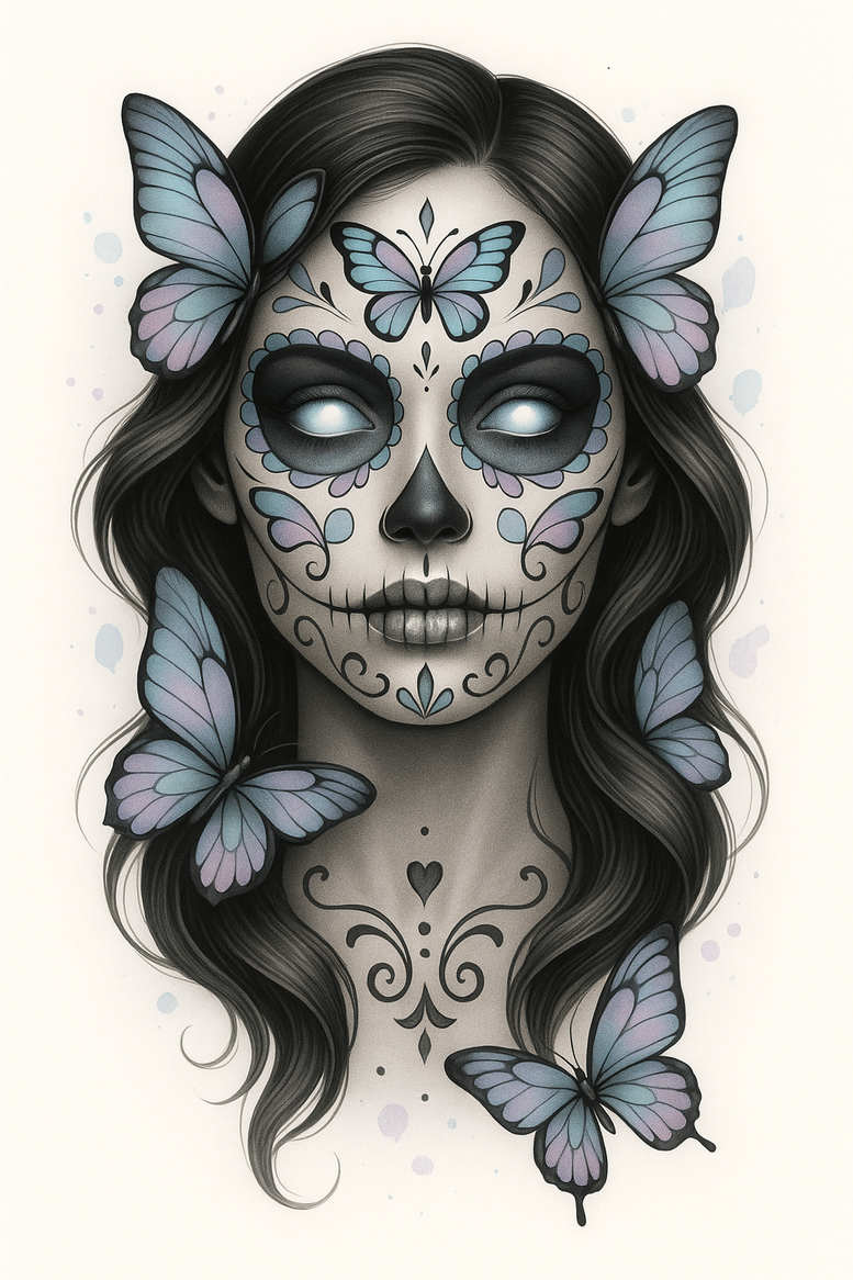 news tattoo design ideas Realism subtle gradients artistic swirl symbol of courage