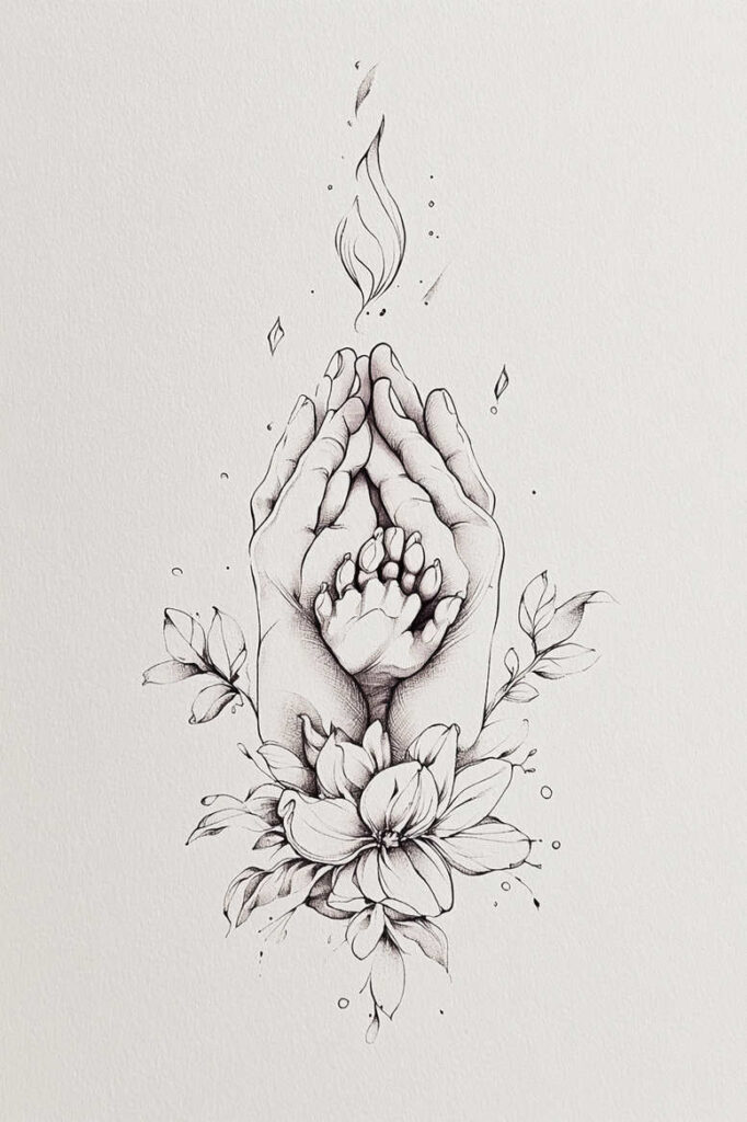 news tattoo design ideas artistic contrast atmospheric for lower chest