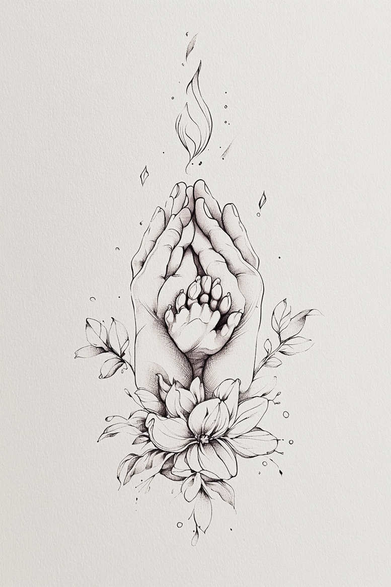 news tattoo design ideas artistic contrast atmospheric for lower chest
