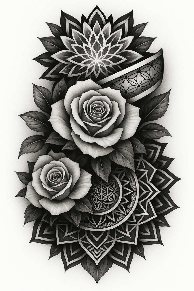 news tattoo design ideas Realism sharp focus centerpiece for nape