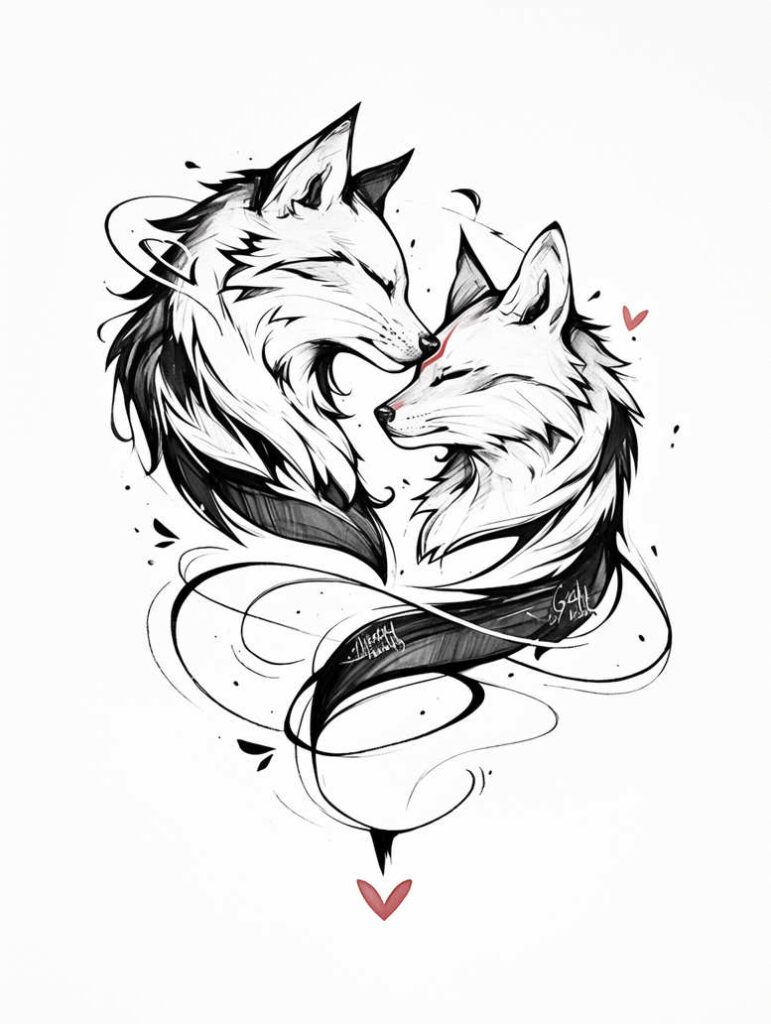 news tattoo design ideas line-art CGI-rendered shows strength