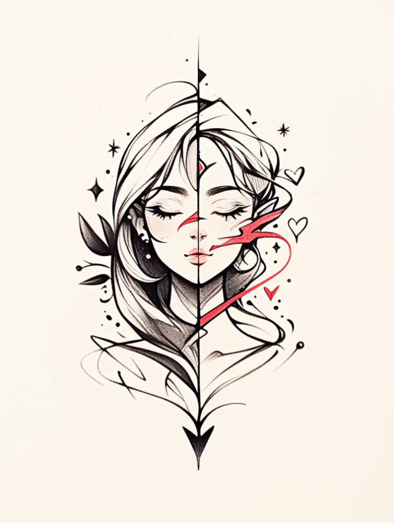 news tattoo design ideas solid blacks cinematic symbolising courage