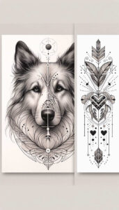 news tattoo design ideas surreal close-up for behind ear