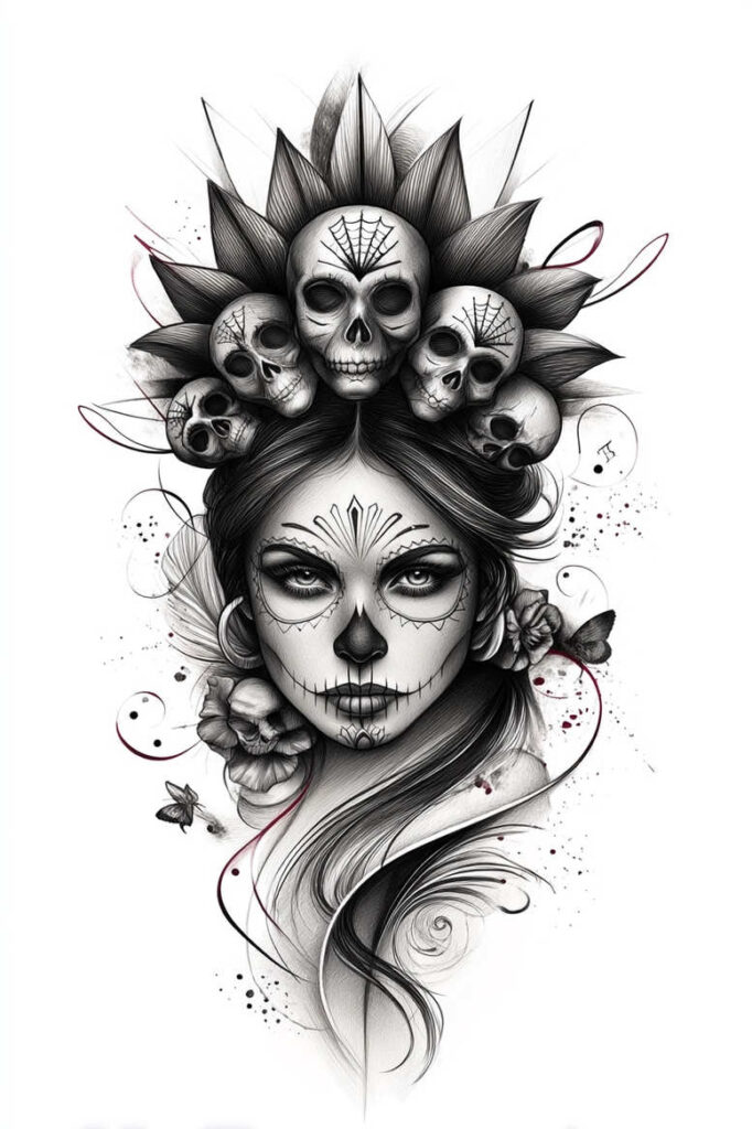 news tattoo design ideas Surrealism visual paradox complex design represents strength