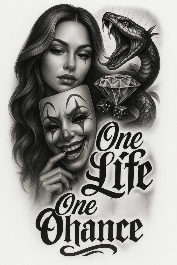 news tattoo design ideas Realism soft contrast crisp meaning resilience