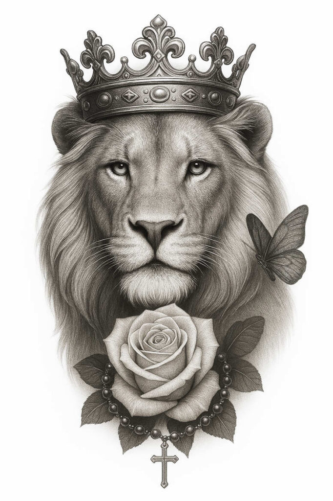 news tattoo design ideas Neotraditional balanced tones crisp symbolising determination