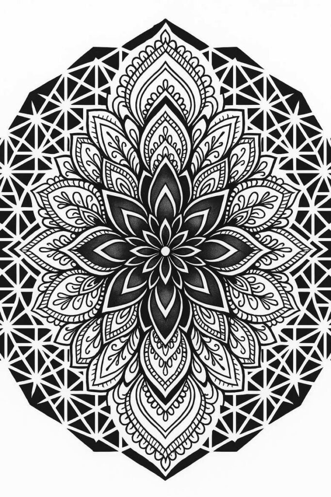 news tattoo design ideas circular pattern dramatic lighting for calf
