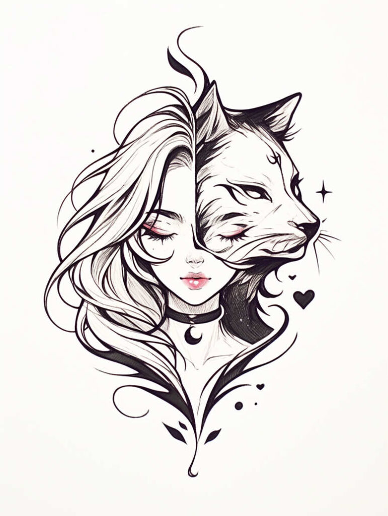 news tattoo design ideas gradient fills dreamlike for behind ear