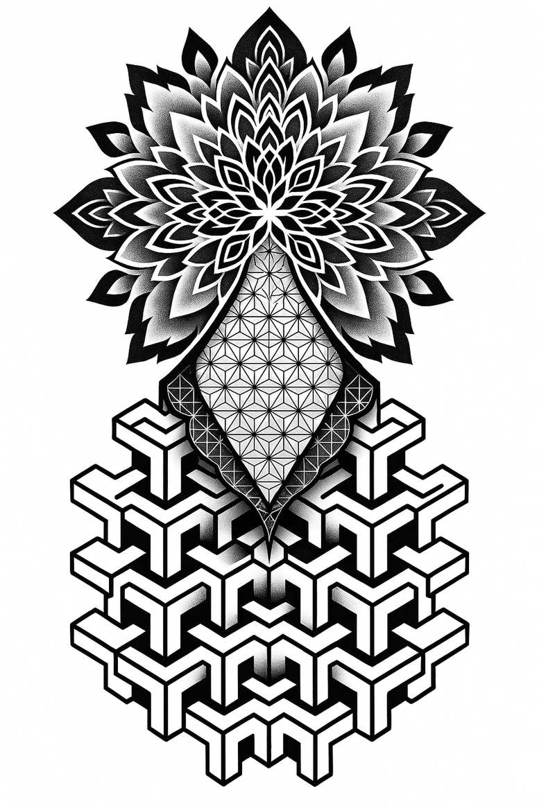 news tattoo design ideas textured shading dynamic center meaning resilience