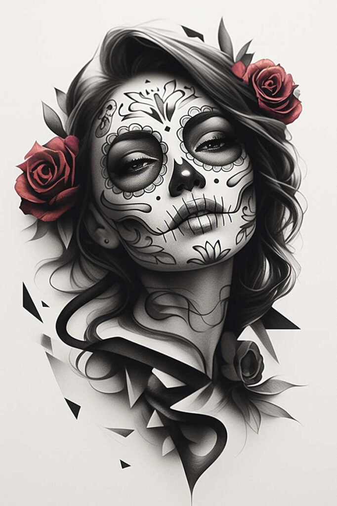 news tattoo design ideas abstract elaborate for calf