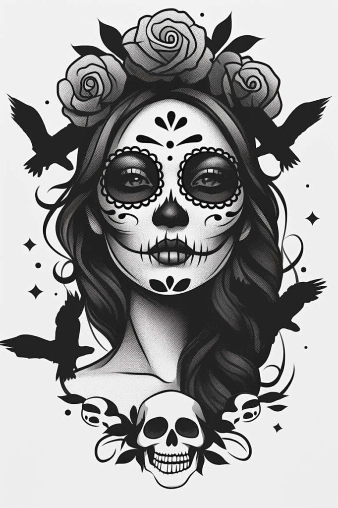 news tattoo design ideas Surrealism unreal fine-line for ribs