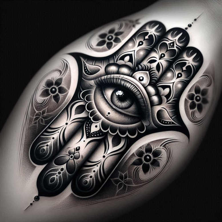 news tattoo design ideas Realism lifelike eyes glowing stands for strength