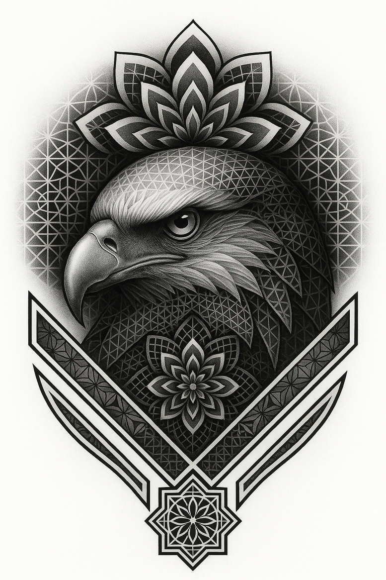 news tattoo design ideas ultra-detailed harmony lines symbolising strength