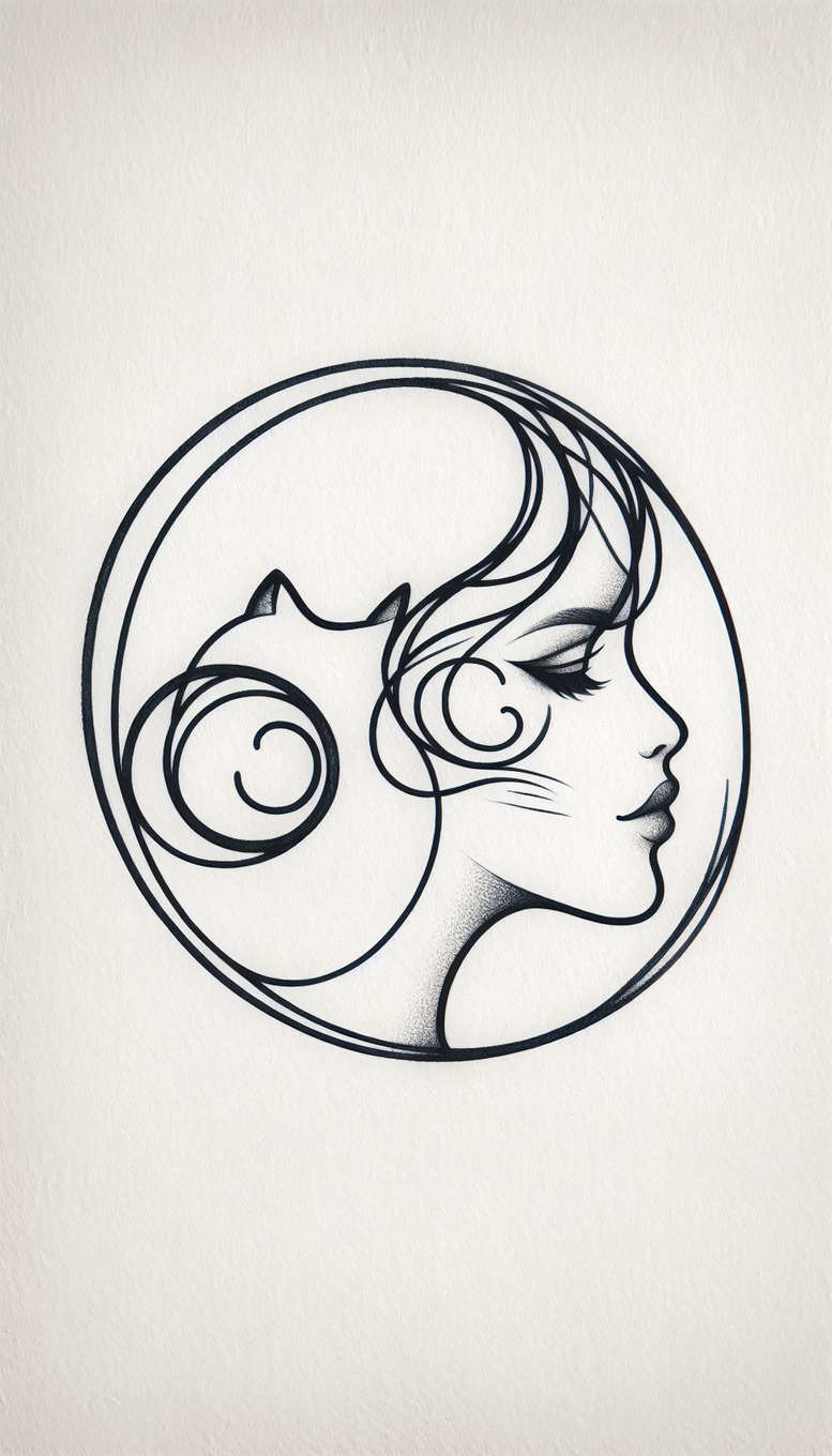 news tattoo design ideas Surrealism ethereal high-contrast resilience and power