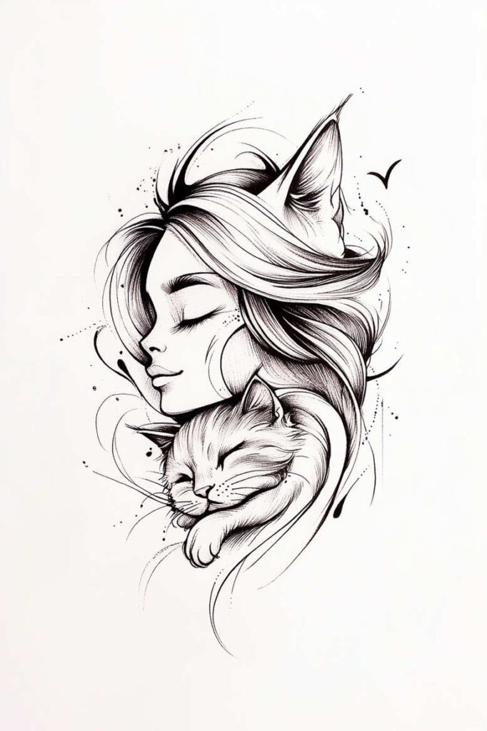 news tattoo design ideas Realism refined lines high-key represents courage