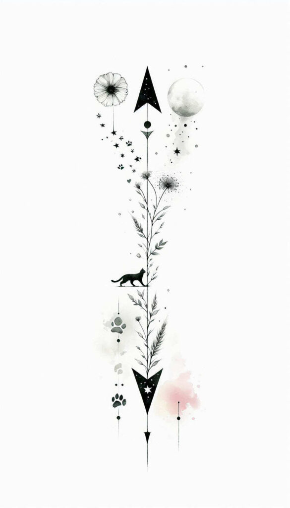news tattoo design ideas Surrealism fantastical high-key stands for courage
