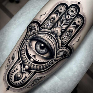 news tattoo design ideas Surrealism visionary high-resolution symbolising endurance