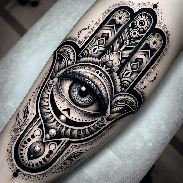 news tattoo design ideas Surrealism visionary high-resolution symbolising endurance