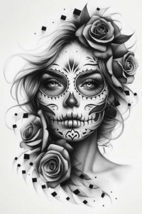 news tattoo design ideas strong contrast holy pattern for ankle