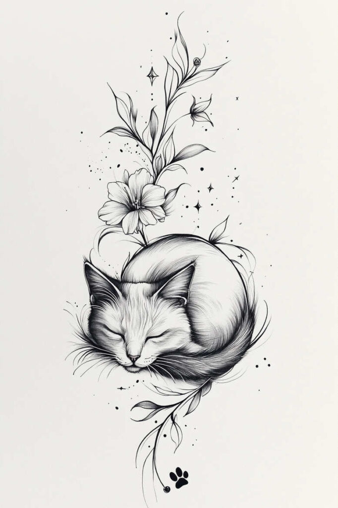 news tattoo design ideas Surrealism phantasmagoria line-art for wrist side