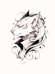 news tattoo design ideas classic shading luminous for lower thigh