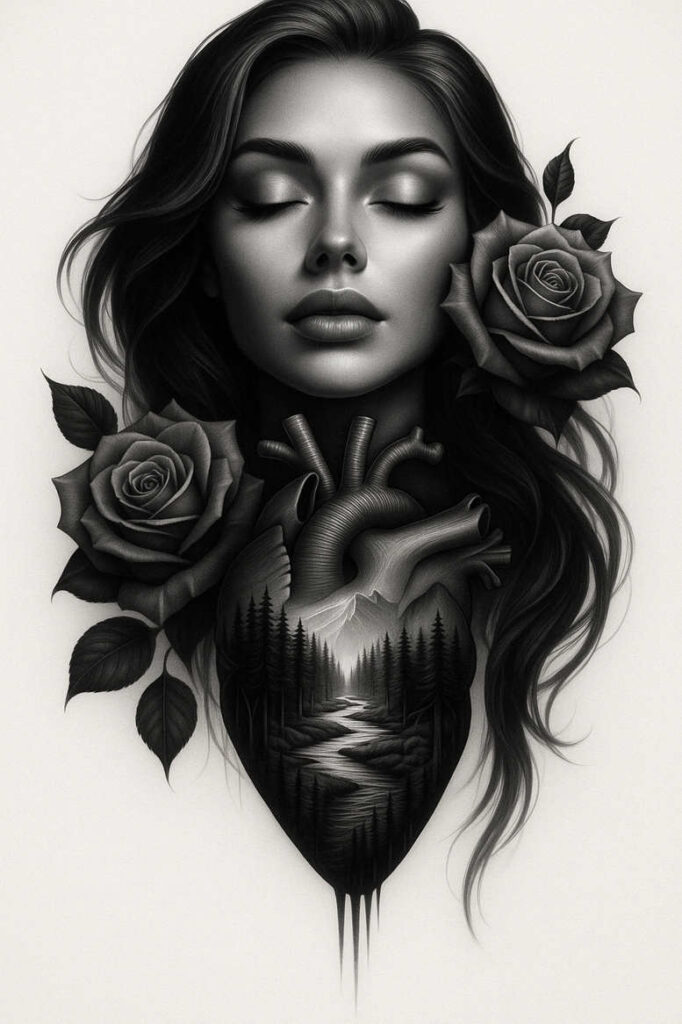 news tattoo design ideas Realism clean background monochrome for ankle