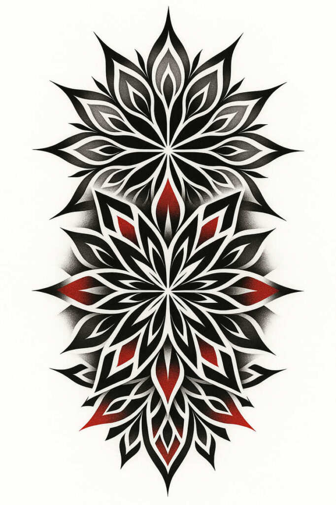 news tattoo design ideas infinity motif monochrome for shoulder blade