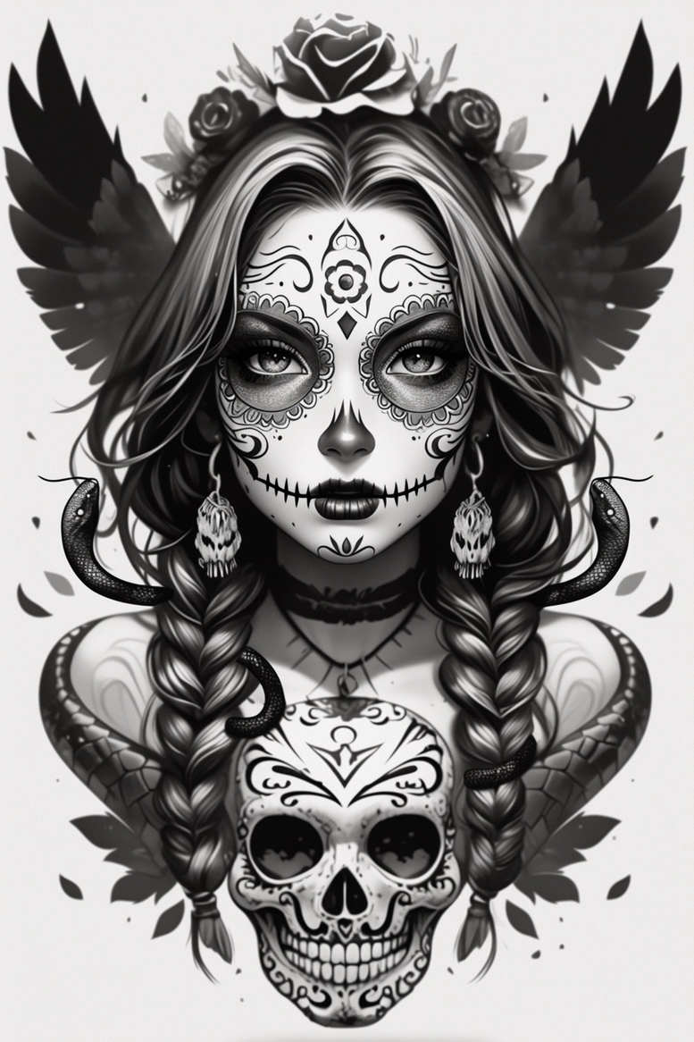 news tattoo design ideas Surrealism symbolic motifs ornamental mandala for hip