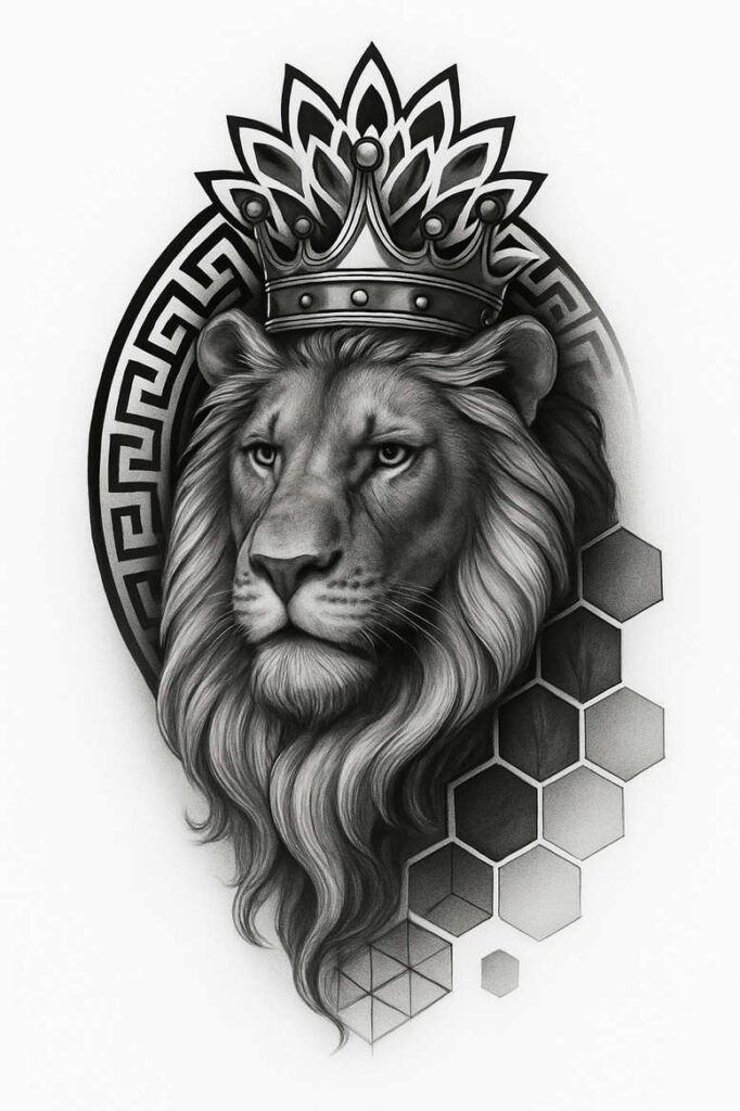 news tattoo design ideas wide-angle ornate circle for shoulder blade