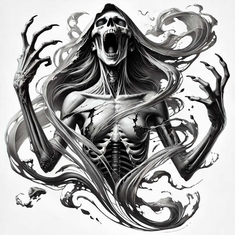 news tattoo design ideas Surrealism otherworldly ornate for back