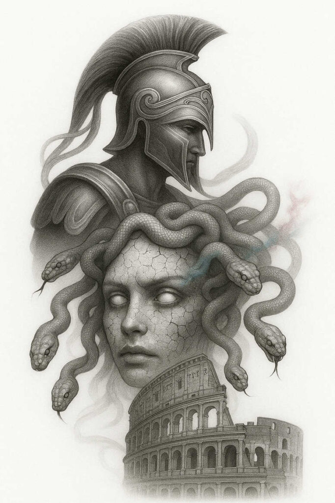 news tattoo design ideas Realism soft highlights patterned determination and power