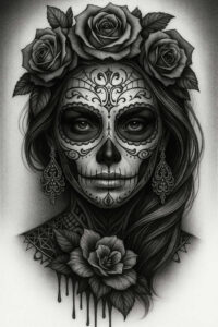 news tattoo design ideas Surrealism illusionary sacred symbol stands for strength
