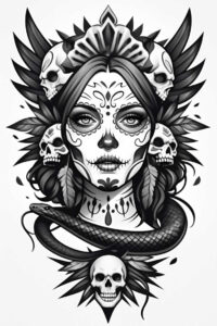 news tattoo design ideas layered inks spiritual design for lower thigh