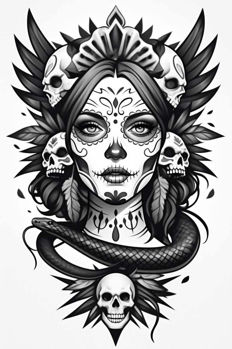 news tattoo design ideas layered inks spiritual design for lower thigh