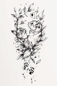 news tattoo design ideas high-contrast textured for shoulder blade
