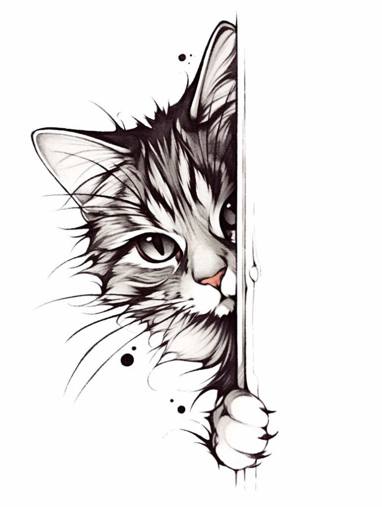 news tattoo design ideas dynamic linework ultra-detailed meaning courage