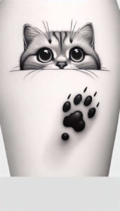 news tattoo design ideas drawing watercolor-style for shoulder blade