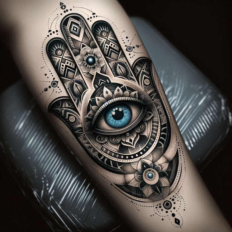 news tattoo design ideas Surrealism transcendent wide-angle for foot