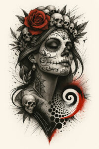 trends – tattoo design ideas free ai generated – surrealism-vivid-hallucination – for-hip – Gallery: news-inkby-ai