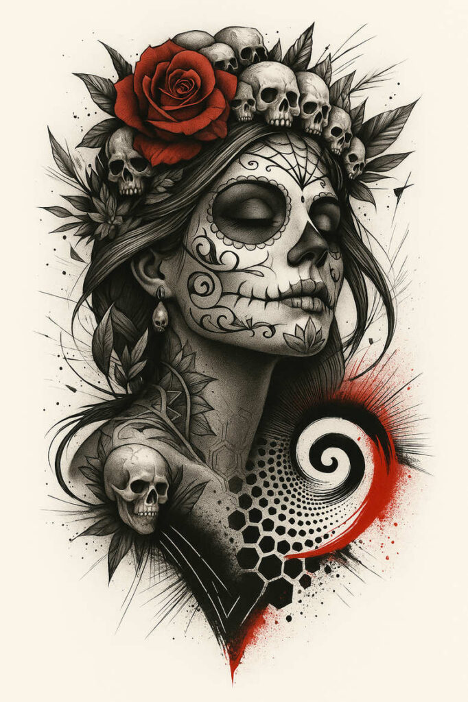 trends – tattoo design ideas free ai generated – surrealism-vivid-hallucination – for-hip – Gallery: news-inkby-ai