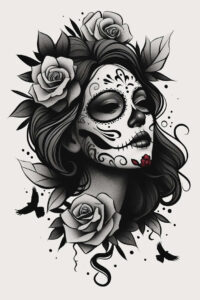 trendy-style – tattoo design ideas free ai generated – neotraditional-dynamic-color – for-elbow – Gallery: news-inkby-ai