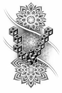 trendy-style – tattoo design ideas free ai generated – realism-clean-whites – for-sternum – Gallery: news-inkby-ai