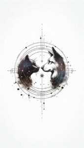 wild-animals – tattoo design ideas free ai generated – surrealism-hallucinatory – for-nape – Gallery: news-inkby-ai