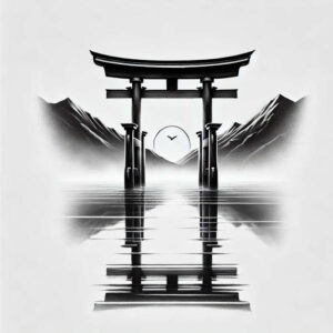 asian-architecture-tattoo-surrealism-unreal-light-for-wrist-side – tattoo design ideas free ai generated – Gallery: other-asia-inkby-ai