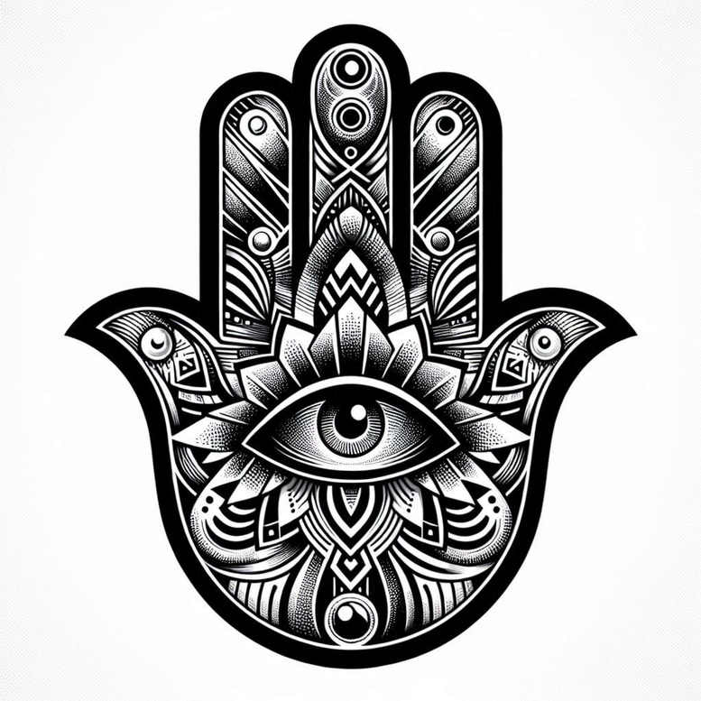 other-dark tattoo design ideas bold outline disturbing for elbow