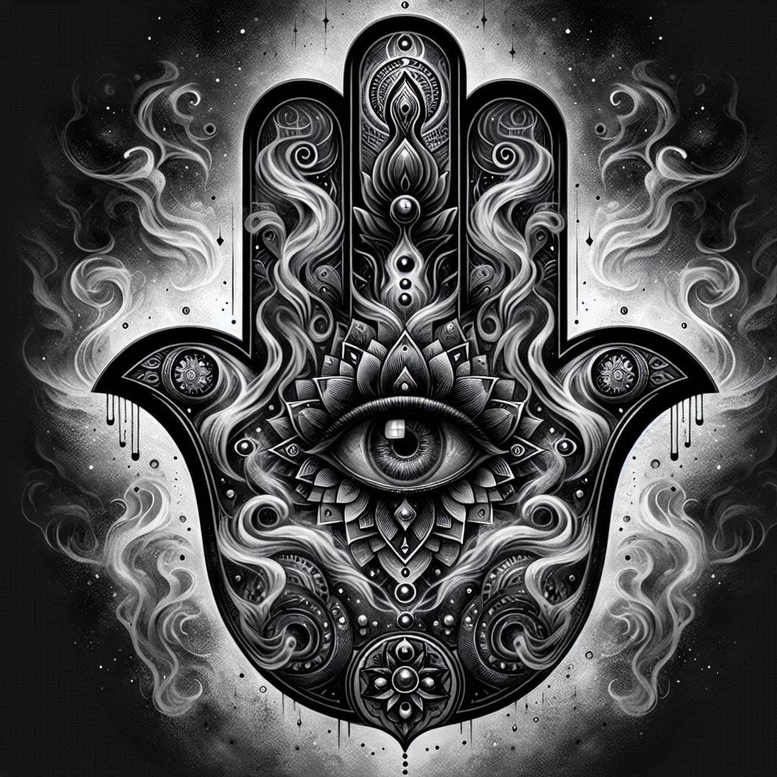 other-dark tattoo design ideas Surrealism unearthly hidden for heel